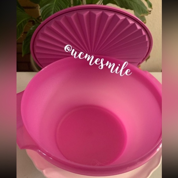 Tupperware Jumbo Berry Purple Servalier Salad Bowl - Picture 4 of 5
